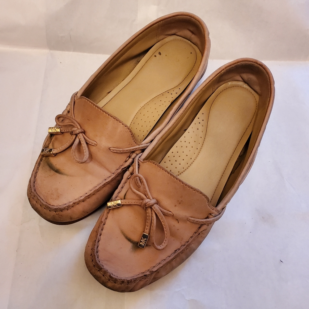 Michael Kors leather moccasins